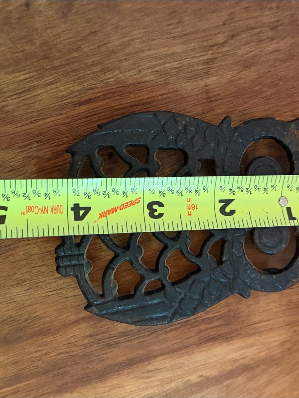 Vintage 1970’s Cast Iron Owl Trivet - Picture 3 of 4